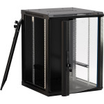 Шкаф коммутационный настенный Hyperline TWB-1566-GP-RAL9004 (15U, 600x600мм, IP20, 60кг)