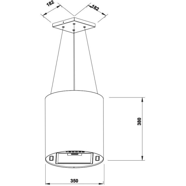 Вытяжка Weissgauff Nissa Remote BL