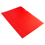 Папка-уголок Бюрократ Double Neon DNECOR (A4, пластик, толщина пластика 0,18мм, оранжевый)