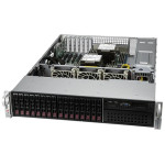 Серверная платформа Supermicro SYS-220P-C9RT (0x6246, 4x32Гб DDR4, 8x1966,08Гб SSD SAS, 2x1200Вт, 2U)