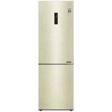 Холодильник LG GA-B459CESL (No Frost, A+, 2-камерный, объем 374:247/127л, инверторный компрессор, 59.5x186x68.2см, бежевый) [GA-B459CESL]