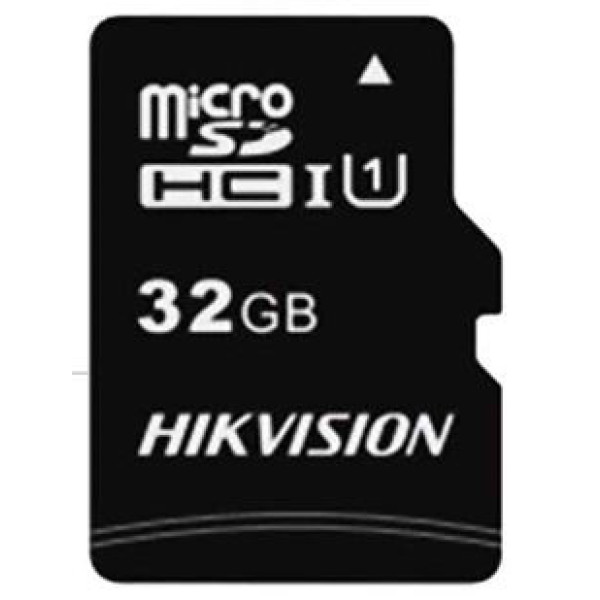 Карта памяти microSDHC 32Гб Hikvision (Class 10, 92Мб/с, UHS-I U1, адаптер на SD)