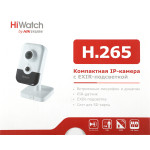 Камера видеонаблюдения Hikvision DS-I214(B) (IP, внутренняя, кубическая, поворотная, 2Мп, 2-2мм, 1920x1080, 25кадр/с)