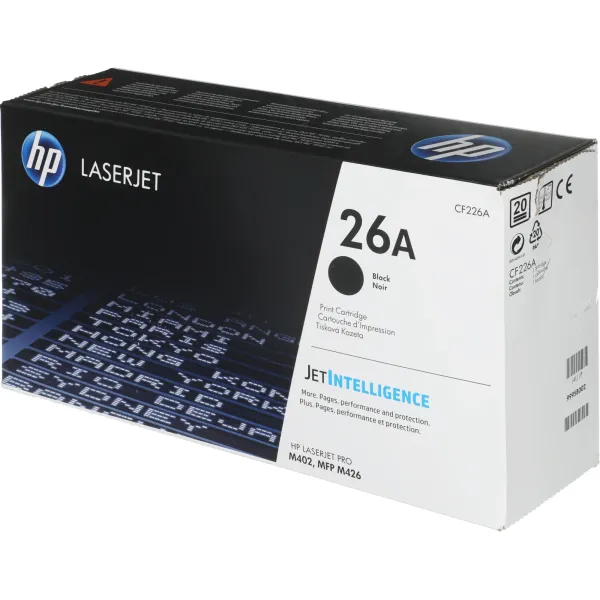 Тонер-картридж HP 26A (черный; 3100стр; LJ Pro M402, M426)