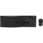 Клавиатура и мышь Logitech Wireless Combo MK270 Black USB (радиоканал, классическая мембранная, 112кл, светодиодная, кнопок 2, 1000dpi)