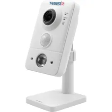 Камера видеонаблюдения Trassir TR-D7121IR1W 2.8 (IP, внутренняя, кубическая, 2Мп, 2.8-2.8мм, 1920x1080, 25кадр/с)