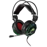 Гарнитура Oklick HS-L500G TOXIC (оголовье, с проводом, полноразмерные, 2 x mini jack 3.5 mm, USB, 380г)
