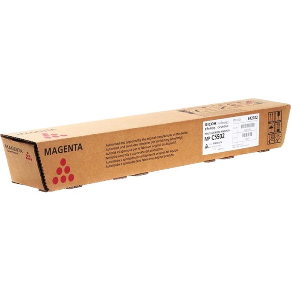Картридж Ricoh MP C5502E (пурпурный; 22500стр; Aficio MP C4502, C5502)