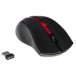 Oklick 615MW Black-Red USB (радиоканал, кнопок 2, 1000dpi)