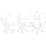Кресло игровое Cactus CS-CHR-090