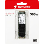 Жесткий диск SSD 500Гб Transcend (2280, 3200/2000 Мб/с, 170000 IOPS, PCIe 3.0 x4)