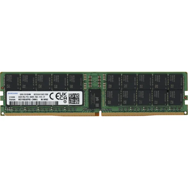 Память DIMM DDR5 64Гб 5600МГц Samsung (44800Мб/с, CL40, 288-pin, 1.1 В)