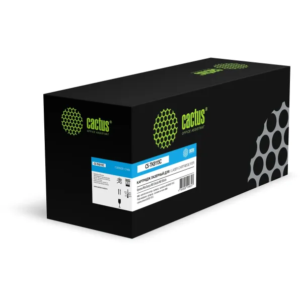 Тонер-картридж Cactus CS-TK8115С (голубой; 6000стр; Mita Ecosys M8124cidn, M8130cidn)