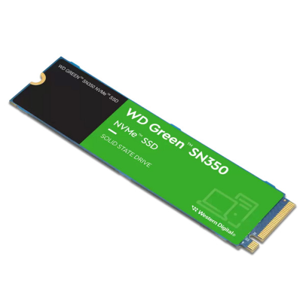 Жесткий диск SSD 500Гб Western Digital Green (M.2, 2400/1500 Мб/с, 300000 IOPS, PCI-E, для ноутбука и настольного компьютера)