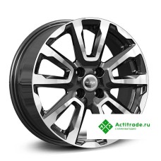 КиК ZV Vesta КС1026 R16/6.5J PCD 4x100 ET 50 ЦО 60,1 черный с полированной лицевой поверхностью [79664]