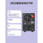 ИБП Powercom INF-800 (интерактивный, 800ВА, 480Вт, 2xCEE 7 (евророзетка))