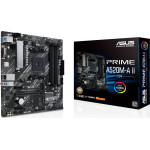 Материнская плата ASUS PRIME A520M-A II/CSM (AM4, A520, 4xDDR4 DIMM, microATX, RAID SATA: 0,1,10)