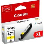 Чернильный картридж Canon CLI-471XLY (желтый; 715стр; 10,8мл; Pixma MG5740, MG6840, MG7740)