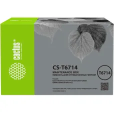 Бункер Cactus CS-T6714 (T6714 емкость для отработанных чернил, WF-C8190/C8610/C8690/C869R/C878R/C879R)