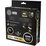 Кабель аудио-видео Cactus (HDMI (m), HDMI (m), 3м)