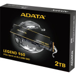 Жесткий диск SSD 2Тб ADATA Legend 960 (M.2, 7400/6800 Мб/с, 630000 IOPS, PCIE 4.0 X4)