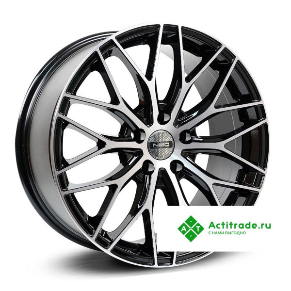 Neo 240 R20/8.5J PCD 5x112 ET 35 ЦО 66,6 черный с полированной лицевой поверхностью