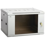 Шкаф коммутационный настенный IEK LWR3-12U66-GF (12U, 600x635x600мм, IP20, 90кг)