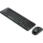 Клавиатура и мышь Logitech Wireless Combo MK220 Black USB (классическая мембранная, 101кл, светодиодная, кнопок 2, 1000dpi)