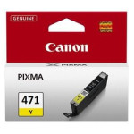 Картридж Canon CLI-471Y (желтый; 347стр; 6,5мл; Pixma MG5740, MG6840, MG7740)
