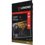 Фотобумага Lomond 1101112 (A4, 200г/м2, для струйной печати, односторонняя, высокоглянцевая, 20л)