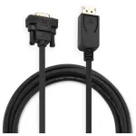 Кабель аудио-видео Buro (DisplayPort (m), VGA (m), 3м)