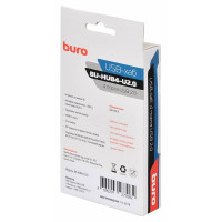 Разветвитель USB BURO BU-HUB4-U2.0 [BU-HUB4-U2.0]