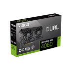 Видеокарта GeForce RTX 4060 2505МГц 8Гб ASUS Dual EVO OC (PCI-E 4.0, GDDR6, 128бит, 1xHDMI, 3xDP)