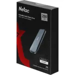 Внешний жесткий диск SSD 250Гб Netac ZX (1.8