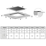 Варочная поверхность Korting HK 60003 BW