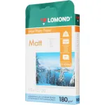 Фотобумага Lomond 0102063 (10x15, 180г/м2, для струйной печати, односторонняя, матовая, 50л)