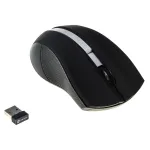 Oklick 615MW Black-Silver USB (радиоканал, кнопок 2, 1000dpi)