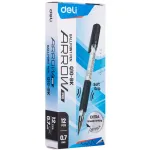 Deli EQ10-BK (0,7мм, резиновая манжета)