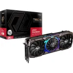 Видеокарта Radeon RX 7900XTX 2510МГц 24Мб ASRock (GDDR6, 384бит, 1xHDMI, 3xDP)