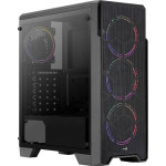 Корпус Aerocool Ore Saturn FRGB-G Black (Midi-Tower, 2xUSB3.0)