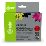 Чернильный картридж Cactus CS-CL511 (многоцветный; 12стр; MP240, MP250, MP260, MP270, MP480, MP490)