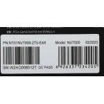 Жесткий диск SSD 2Тб Netac NV7000 (2280, 7200/6800 Мб/с, 750000 IOPS, PCI-E, для ноутбука и настольного компьютера)