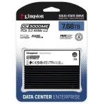 Жесткий диск SSD 7,68Тб Kingston (U.2, 14000/10000 Мб/с, 500000 IOPS, PCIe 5.0 x4, для сервера)