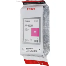 Чернильный картридж Canon PFI-120M (пурпурный; 130стр; 130мл; imagePROGRAF TM-200, 205) [2887C001]