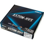 Материнская плата ASRock A520M-HVS (AM4, A520, 2xDDR4 DIMM, microATX, RAID SATA: 0,1,10)