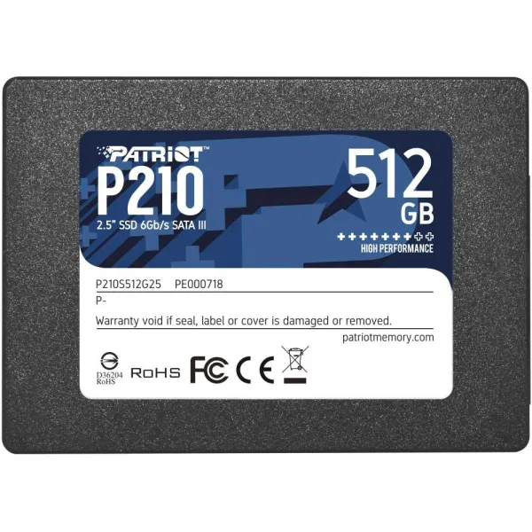 Жесткий диск SSD 512Гб Patriot Memory (2.5