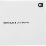 Гарнитура Xiaomi Redmi Buds 6 (беспроводные внутриканальные в ушной раковине закрытые, шумоподавление, 54/475мА*ч, 10ч, Bluetooth 5.4, IP54)