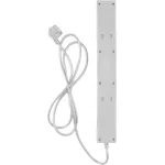 Сетевой фильтр Buro BU-SP3_USB_2A-W (3м, 6xEURO, USB 2шт, 2,2кВт, 10А)