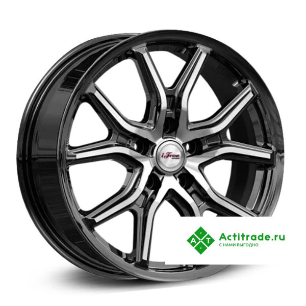 IFree Страйк R17/6.5J PCD 5x108 ET 33 ЦО 60,1 черный с полированной лицевой поверхностью