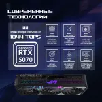 Видеокарта GeForce RTX 5070 2330МГц 12Гб ASUS (PCI-E 5.0, GDDR7, 192бит, 2xHDMI, 3xDP)